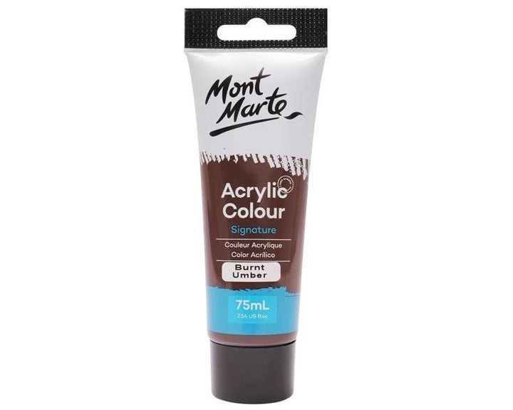 Ακρυλικό Mont Marte 75ml Studio Acrylic 27 Burnt Umber