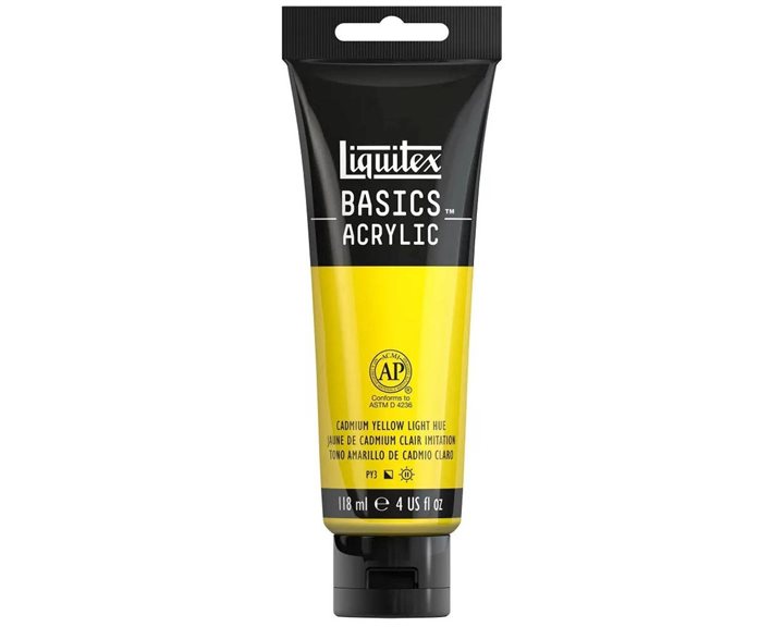 Liquitex 118 ml Basics 160 Cadmium Yellow Light Hue