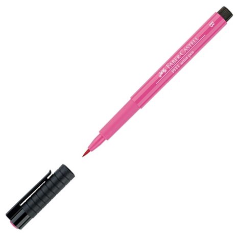 Μαρκαδόρος Faber - Castell Pitt Artist Pen Brush 129 Pink Madder Lake