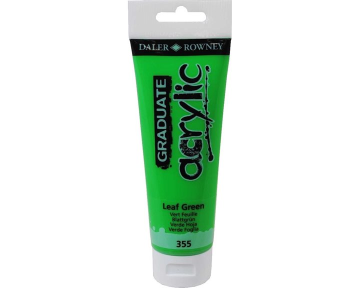 Ακρυλικό Χρώμα Daller Rowney 120ml 335 leaf green 123120355