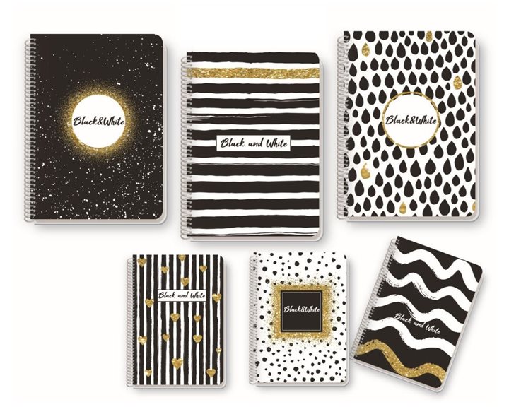 Τετράδιο Σπιράλ Α4 B Gold 5Θ 175φ 0790