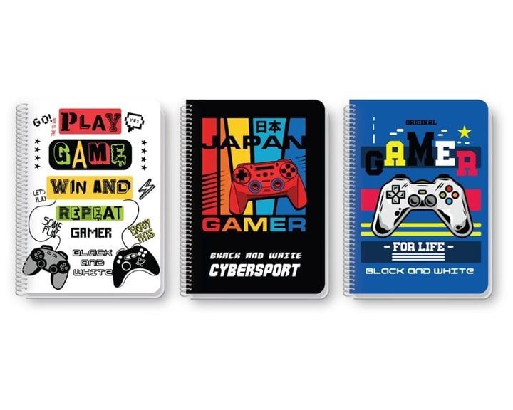 Τετράδιο Σπιράλ Α4 Gamer 1Θ 35φ 2053