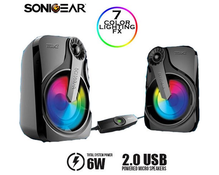Sonic Gear USB 2.0 Speaker System With Huge Bass