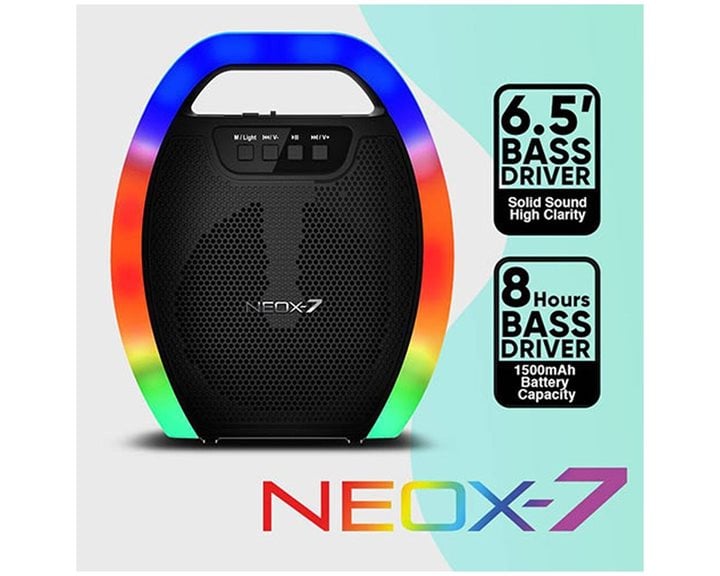SONIC GEAR PORTABLE TWS BT/USB/FM SPEAKER RGB EFFECTS