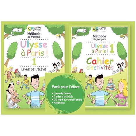 Ulysse A Paris 1 Pack Eleve (le + Ca + Cd Mp3)