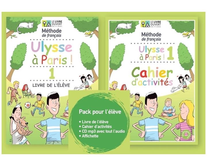 Ulysse A Paris 1 Pack Eleve (le + Ca + Cd Mp3)