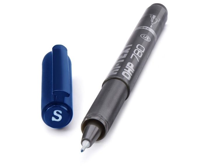 Μαρκαδόρος Διαφανειών Hi-text Superfine OHP 780 0.3mm Μπλέ