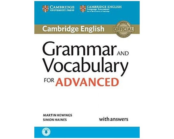 Cambridge Grammar & Vocabulary For Advanced Sb ( + On Line Audio) W/a