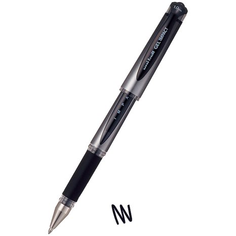 Στυλό Uni-Ball Gel Impact 1.0mm UM-153S Μαύρο