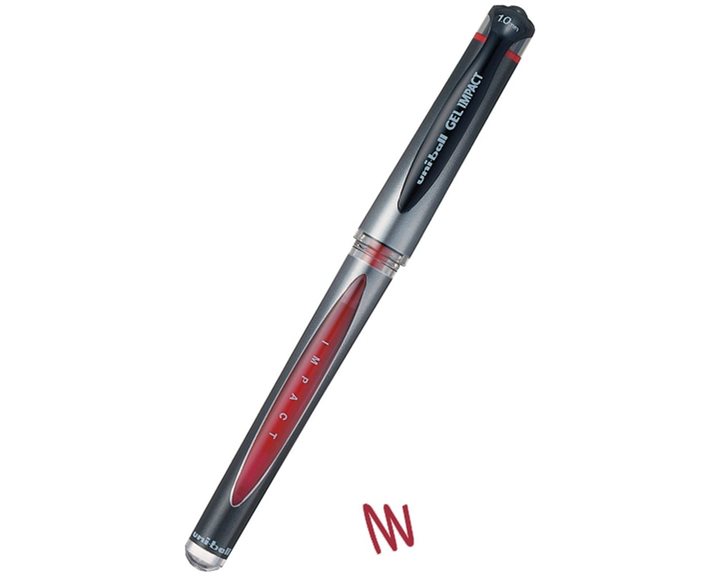 Στυλό Uni-Ball Gel Impact 1.0mm UM-153S Κόκκινο