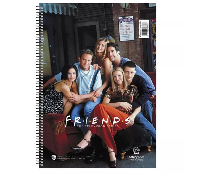 Τετράδιο Σπιράλ 17x25 Salko Friends Vol.2  4Θεμ. 120φυλ. 7384