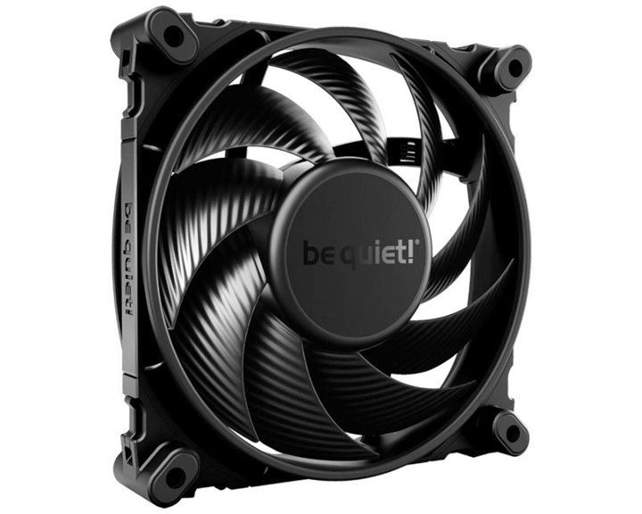 BEQUIET FAN SILENT WINGS 4 120MM PWM BL093, 1600RPM, 48,7CFM/82,74M3/H, 18,9 dB, Lifespan 300000h, BLACK, 5YW.