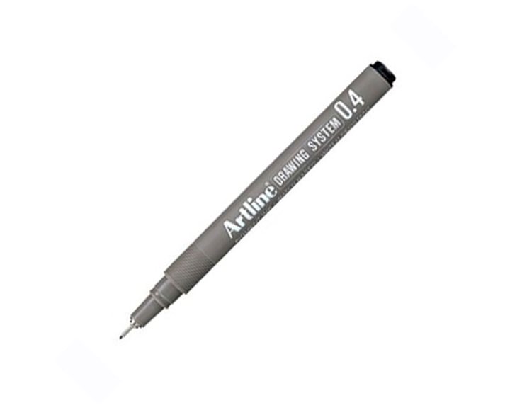 Μαρκαδόρος Artline Σχεδίου EK-23 0.4mm Μαύρος