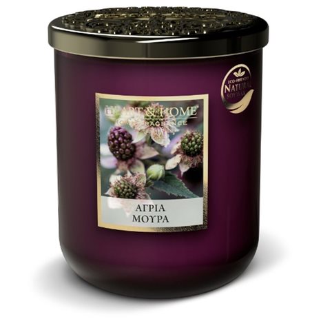 Κερί Αρωματικό Heart & Home Αγρια Μούρα 320g