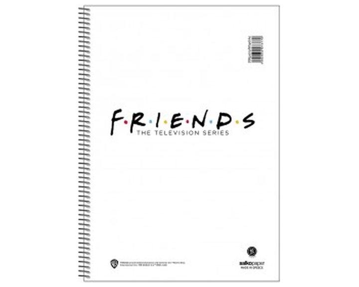 Τετράδιο Σπιράλ 17x25 Salko Friends Vol.1  4Θεμ.120φυλ. 7374
