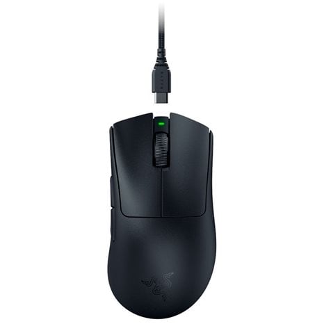 Razer DEATHADDER V3 PRO BLACK - 64g Wireless Gaming Mouse - Ergonomic - 90 Hours Battery - 30K DPI