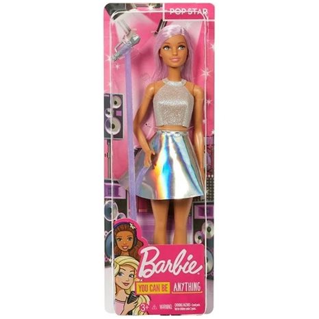 Mattel Barbie Ποπ Σταρ Κούκλα Με Μικρόφωνο