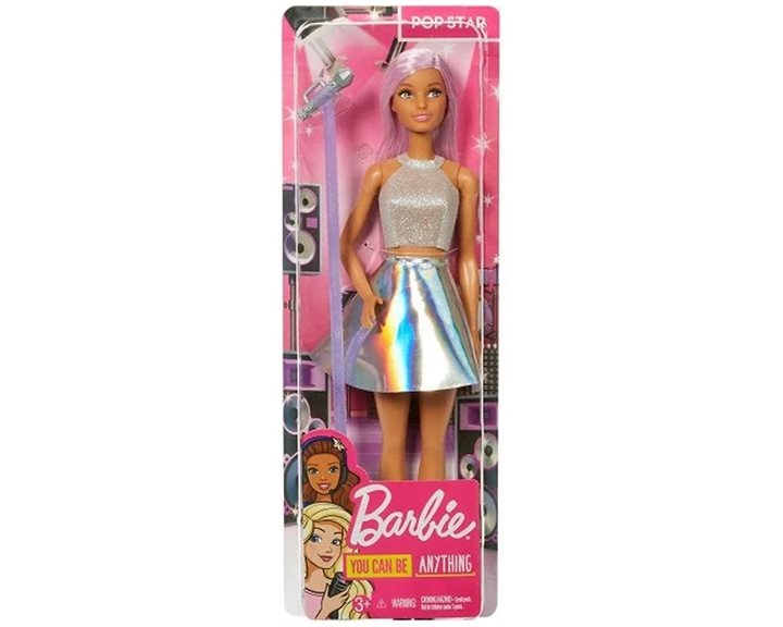 Mattel Barbie Ποπ Σταρ Κούκλα Με Μικρόφωνο