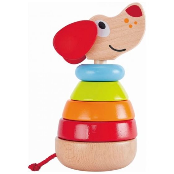 Hape Pepe & Friends Ξυλ.Stacker Pepe Με Ηχους 0401.E0448A