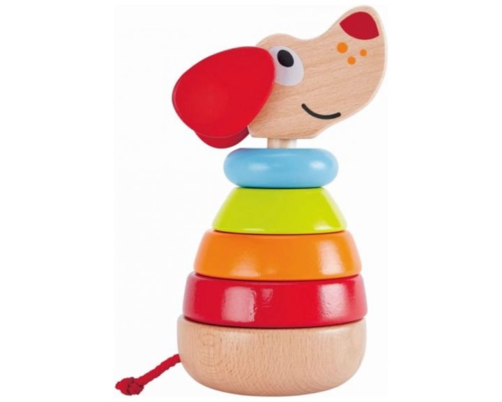 Hape Pepe & Friends Ξυλ.Stacker Pepe Με Ηχους 0401.E0448A