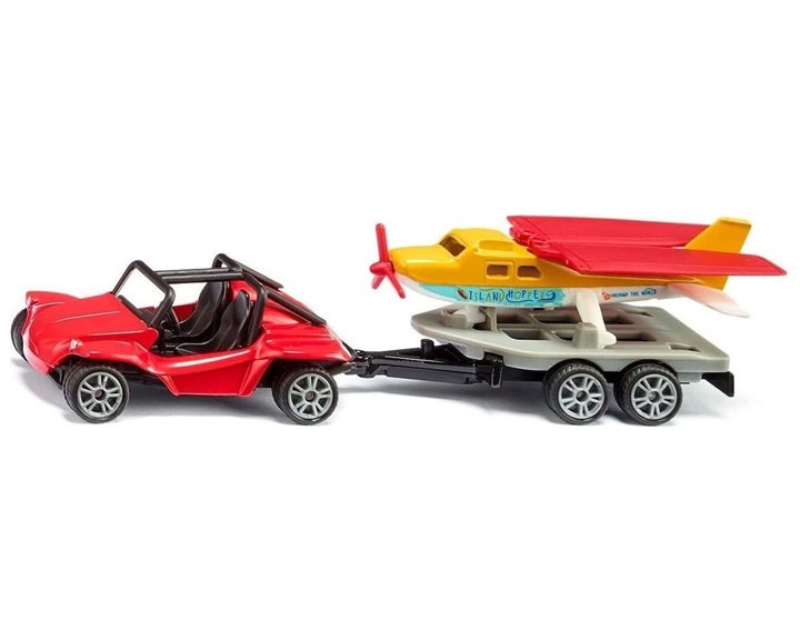 Siku Αυτοκινητάκι Buggy με Τρέιλερ και Αεροπλάνο 50/HK SI001696