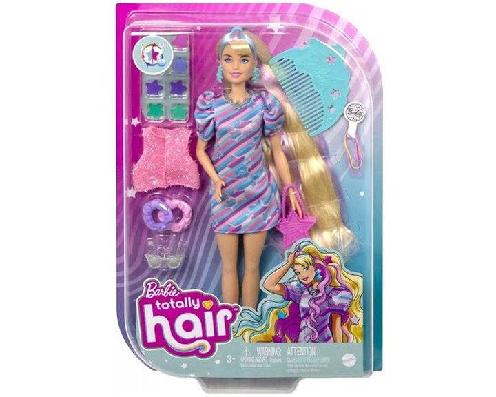Barbie Totally Hair - Stars HCM88