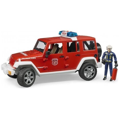 Burder Πυροσβεστικό Geep Wrangler με Πυροσβέστη 1:16 BR002528