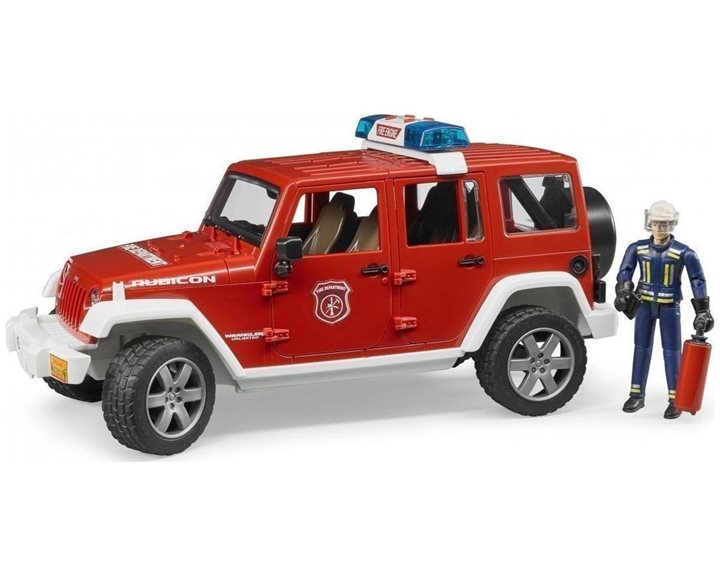 Burder Πυροσβεστικό Geep Wrangler με Πυροσβέστη 1:16 BR002528