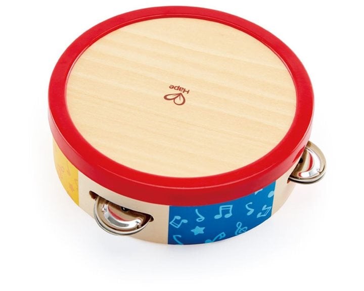 Hape Early Melodies Ξύλινο Ταμπουρίνο Tap-Along (E0607)
