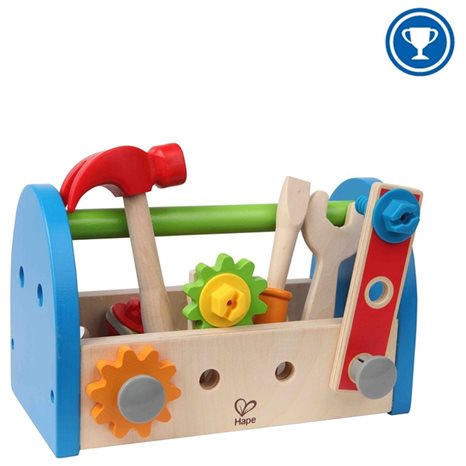 Hape Early Explorer Ξύλινο Κασελάκι Εργαλείων Fix It Tool Box (E3001)
