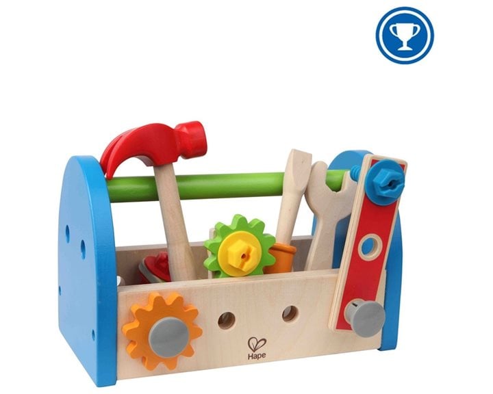Hape Early Explorer Ξύλινο Κασελάκι Εργαλείων Fix It Tool Box (E3001)