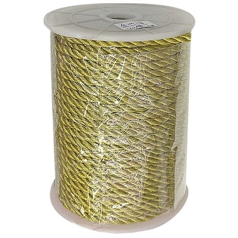 Κορδόνι Χρυσό Glitter 4mm X 5m Justnote 39335