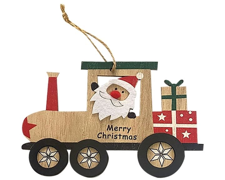 Στολίδι Κρεμαστό Αμάξι Με Άγιο 15x10cm Xmasfest 1133276