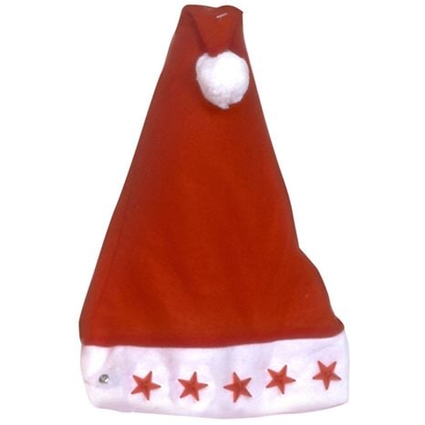 Σκουφος Αγιου Βασιλη Με Φως 38x29cm Xmasfest 1131444