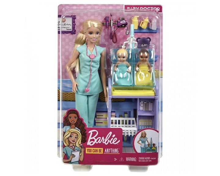 Mattel Barbie Παιδίατρος Σετ Παιχνιδιού