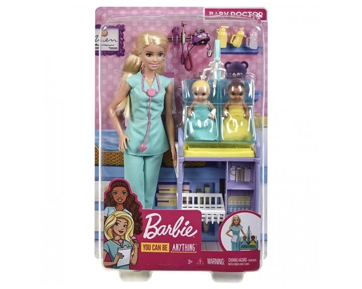 BARBIE ΣΕΤ ΕΠΑΓΓΕΛΜΑΤΑ ΜΕ ΠΑΙΔΑΚΙΑ ΚΑΙ ΖΩΑΚΙΑ (ΠΑΙΔΙΑΤΡΟΣ) - GKH23