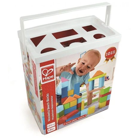 Hape Ξύλινα Τουβλάκια Beech Block (E8247)