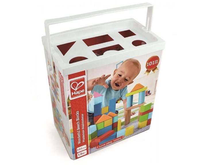 Hape Ξύλινα Τουβλάκια Beech Block (E8247)