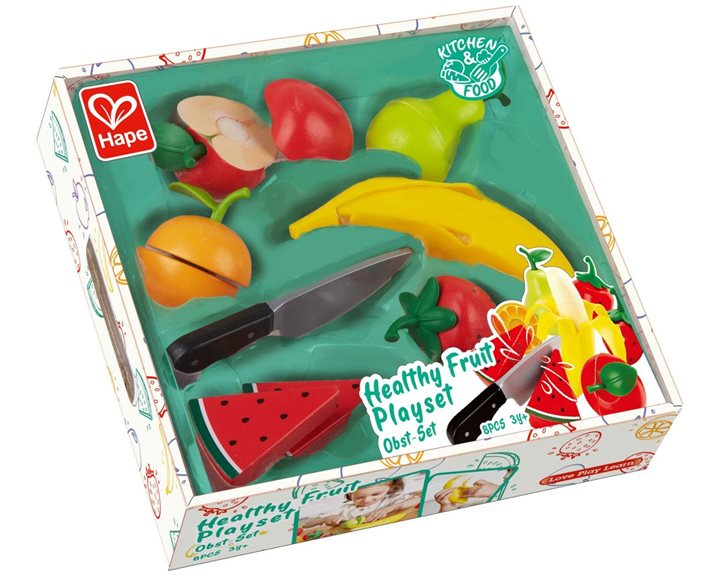 Hape Playfully Delicious Ξύλινο Σετ Healthy Fruit (E3171A)