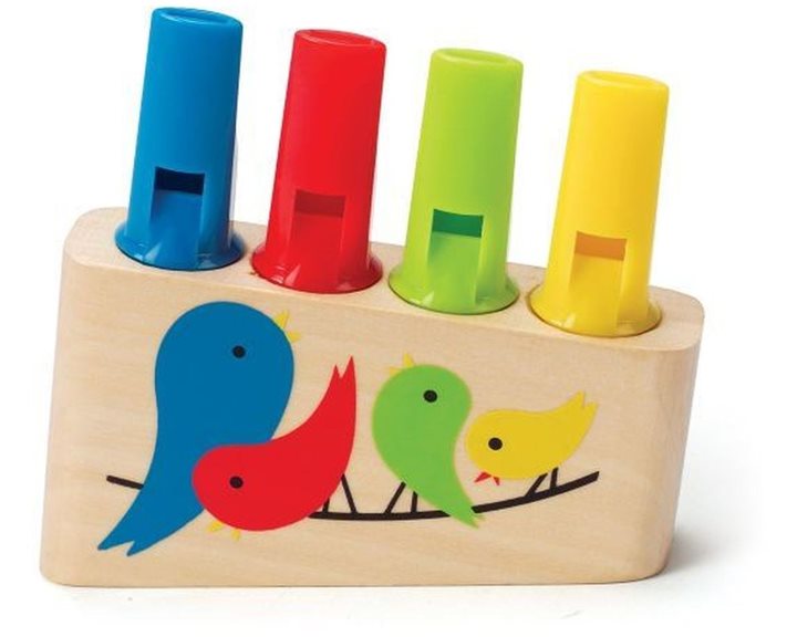 Hape Early Explorer Ξύλινος Αυλός Φλάουτο Rainbow Pan Flute E1025