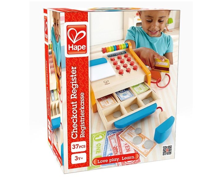 Hape Early Explorer Ξύλινη Ταμειακή Μηχανή (E3121A)