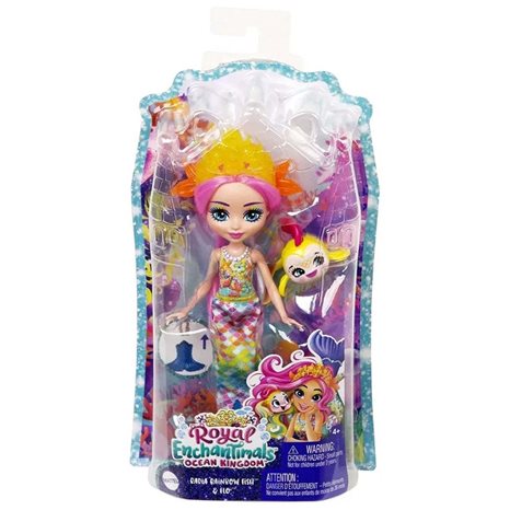 Mattel Enchantimals Royals Γοργόνα Ουράνιο Τόξο