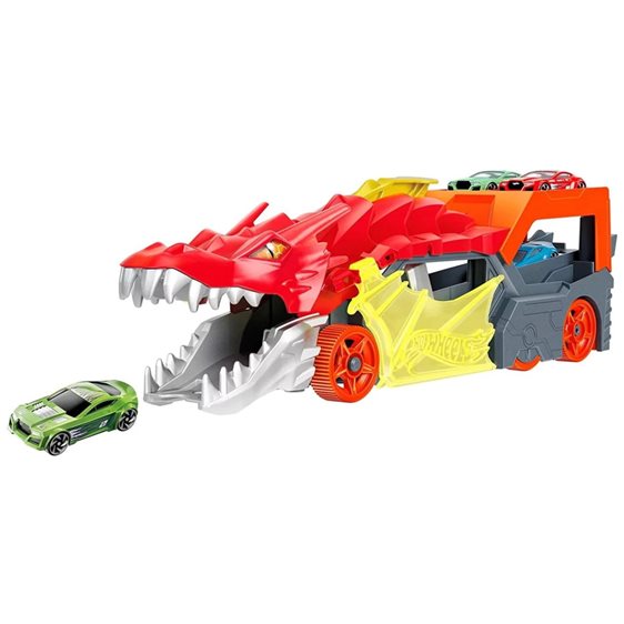 Mattel Hot Wheels Dragon Launch Transporter Νταλίκα Δράκος