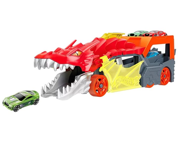 Mattel Hot Wheels Dragon Launch Transporter Νταλίκα Δράκος