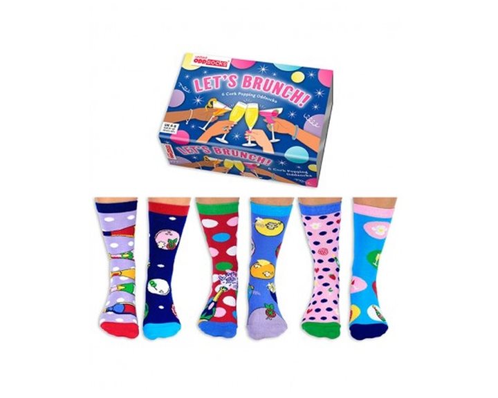 Γυναικείες Κάλτσες United Odd Socks 6τμχ. Νο 37 - 42 Let's Brunch!