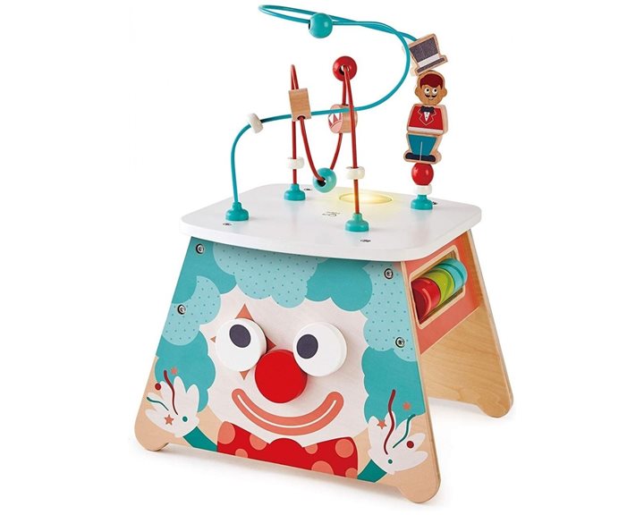 Hape Learning Ξύλινος Κύβος Δραστηριοτήτων Light-Up Circus (E1813)