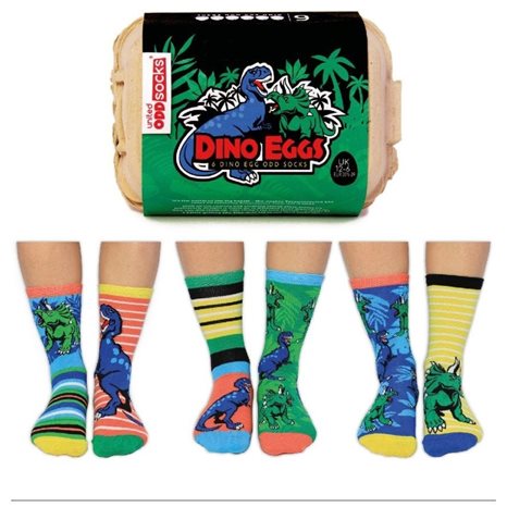 Παιδικές Κάλτσες United Odd Socks 6τμχ. Νο 30,5 - 38,5 Dino Eggs