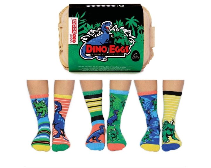 Παιδικές Κάλτσες United Odd Socks 6τμχ. Νο 30,5 - 38,5 Dino Eggs