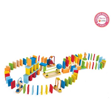 Hape Early Explorer Ξύλινο Dynamo Dominoes (E1042)