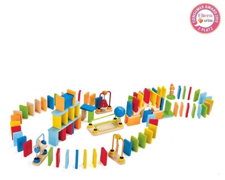 Hape Early Explorer Ξύλινο Dynamo Dominoes (E1042)